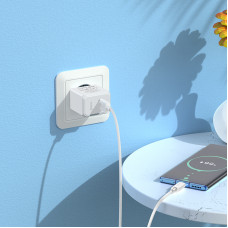 Мережевий зарядний пристрій HOCO CS11A Ocean single port charger White (6942007603553)