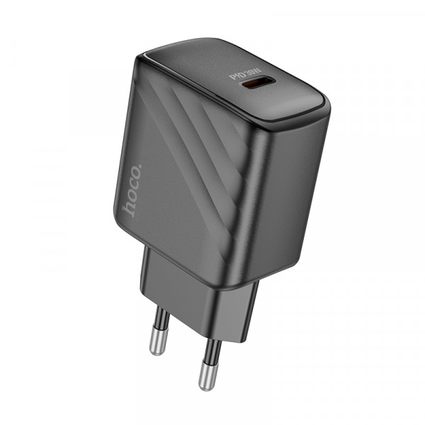 Мережевий зарядний пристрій HOCO CS22A Value single port PD30W charger Чорний