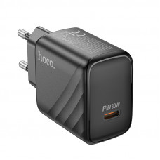 Мережевий зарядний пристрій HOCO CS22A Value single port PD30W charger Чорний