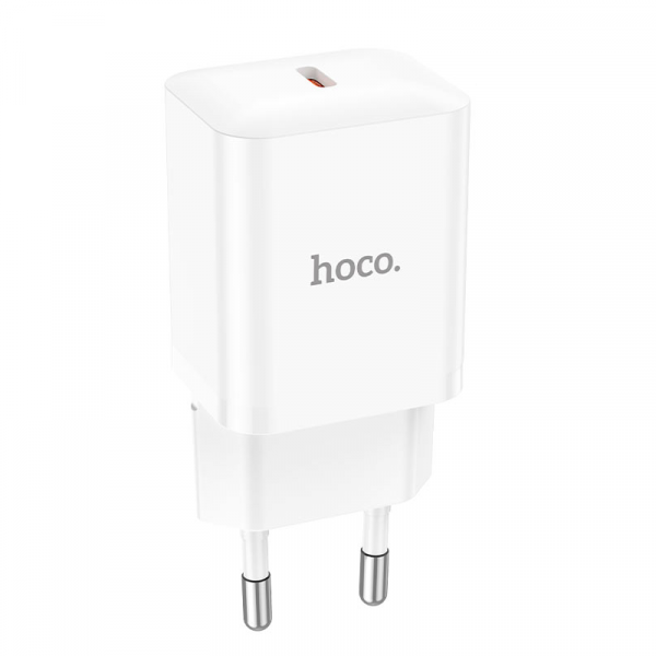 Мережевий зарядний пристрій HOCO N27 Innovative single port PD20W charger Білий