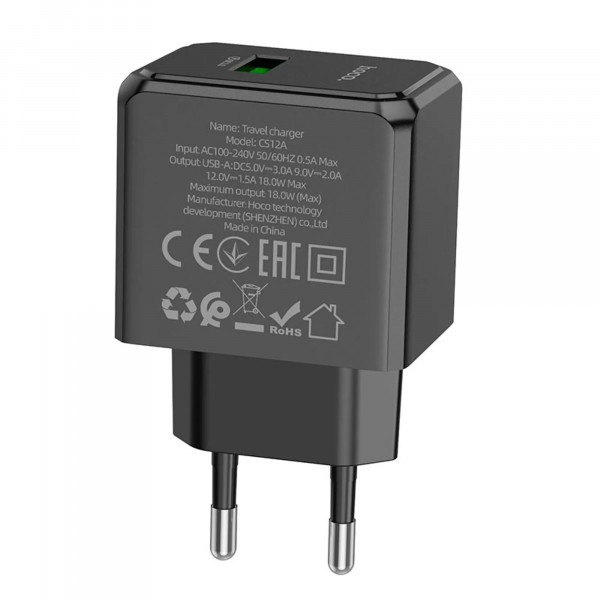 Мережевий зарядний пристрій HOCO N68 Nuevo single port PD20W charger White (6942007651202)