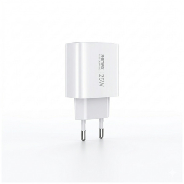 Мережевий зарядний пристрій REMAX Kiddy Series 25W 1C Fast Charger RP-U137 White (6954851212676)