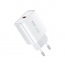 Мережевий зарядний пристрій REMAX Kiddy Series 25W 1C Fast Charger RP-U137 White (6954851212676)