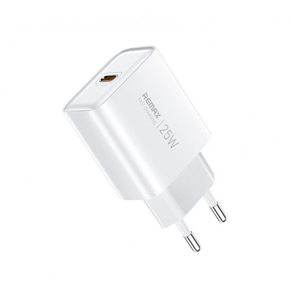 Мережевий зарядний пристрій REMAX Kiddy Series 25W 1C Fast Charger RP-U137 White (6954851212676)