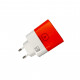 Мережевий зарядний пристрій WUW-C215 65W Charger 2 USB C + USB C white orange