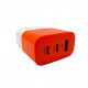 Мережевий зарядний пристрій WUW-C215 65W Charger 2 USB C + USB C white orange