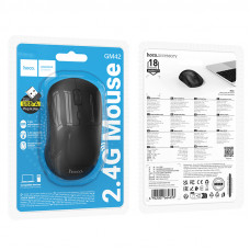 Миша HOCO GM42 Platino 2.4G wireless mouse Black (6942007664653)