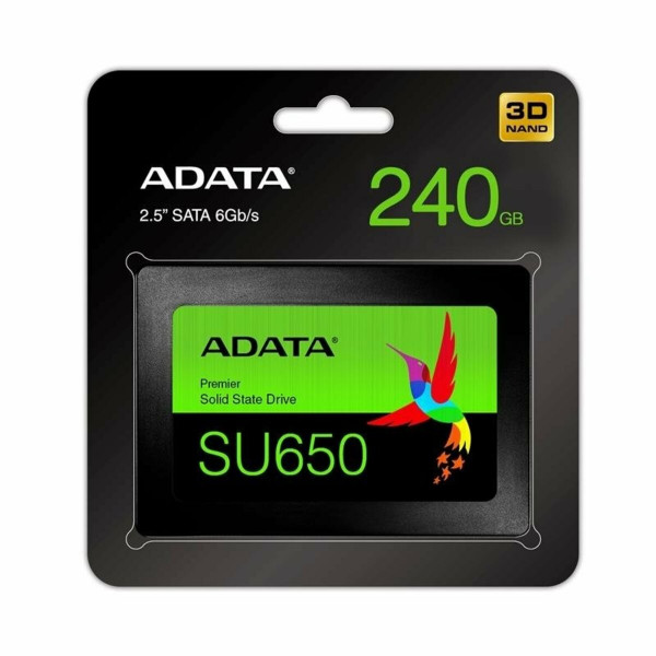 Накопичувач SSD ADATA Ultimate SU650 240GB 2.5" SATA III 3D NAND TLC