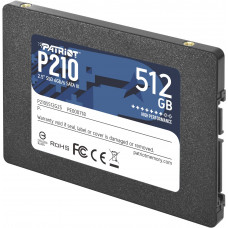 Накопичувач SSD Patriot P210 512GB 2.5" 7mm SATAIII 3D QLC (P210S512G25)