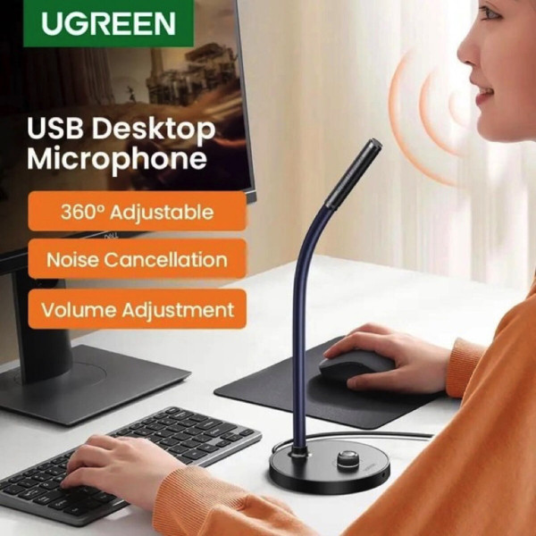 Настільний мікрофон UGREEN CM564 Desktop USB Microphone(UGR-90416)