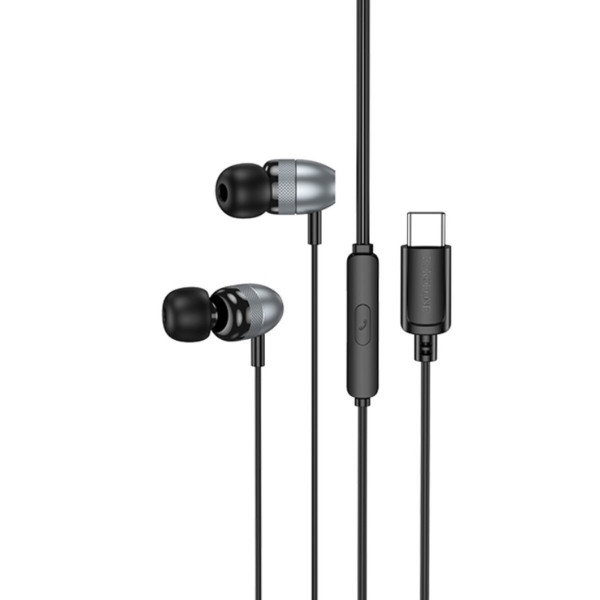 Навушники BOROFONE BM95 Excepcional universal earphones with microphone Black