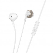 Навушники HOCO M115 Sagacious universal earphones with microphone iP White (6942007640015)