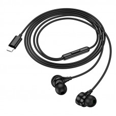 Навушники HOCO M116 Benevolent universal digital earphones with microphone iP Black (6942007644952)
