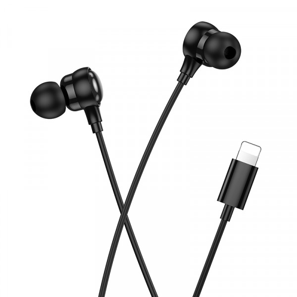 Навушники HOCO M116 Benevolent universal digital earphones with microphone iP Black (6942007644952)