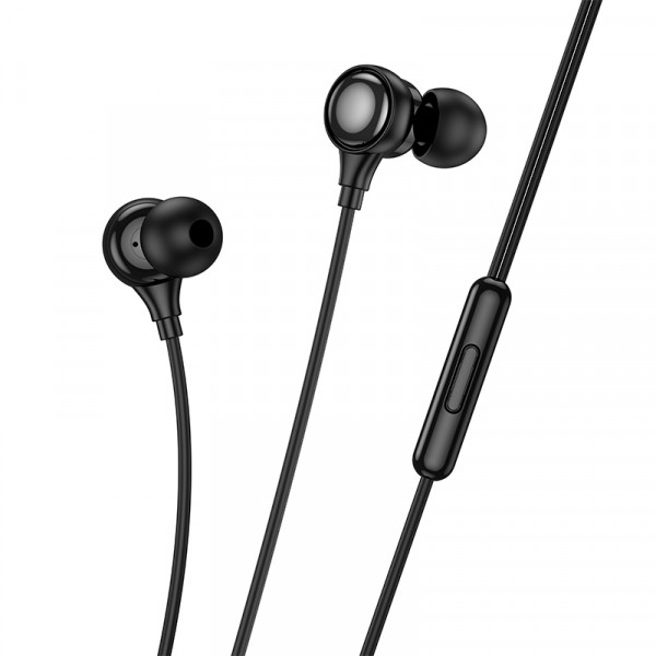 Навушники HOCO M116 Benevolent universal digital earphones with microphone iP Black (6942007644952)