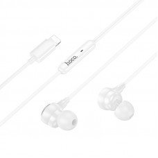 Навушники HOCO M116 Benevolent universal digital earphones with microphone iP White (6942007644969)