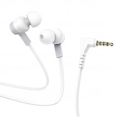 Навушники HOCO M86 Oceanic universal earphones with mic White (6931474751638)