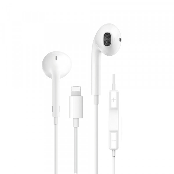 Навушники WIWU Lightning Wired Earphone EB302 (bluetoothe mode) White (6973218933054)