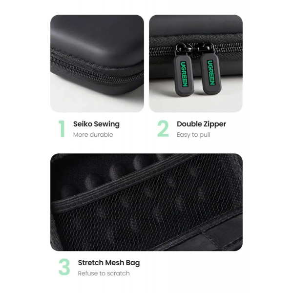 Органайзер для HDD UGREEN LP128 Hard Disk Storage Bag Large Size(UGR-50274)