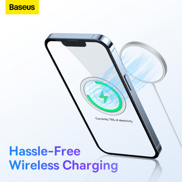 Пластина для магнітного тримача Baseus Halo Series Magnetic Metal Ring（2pcs/pack）Black (PCCH000001)