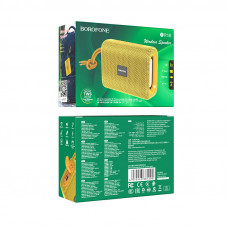Портативна колонка BOROFONE BR18 Encourage sports BT speaker Gold (6974443381290)