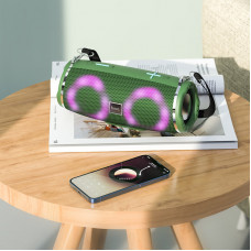 Портативна колонка HOCO HC12 Sports BT speaker Dark Green (6931474765826)