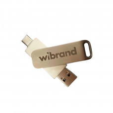 Портативний SSD Wibrand Wolf 1TB USB 3.2 Gen.2 Type-C/Type-A Read/Write 1000MB/s Silver (WIEXSSD/WO1TB)