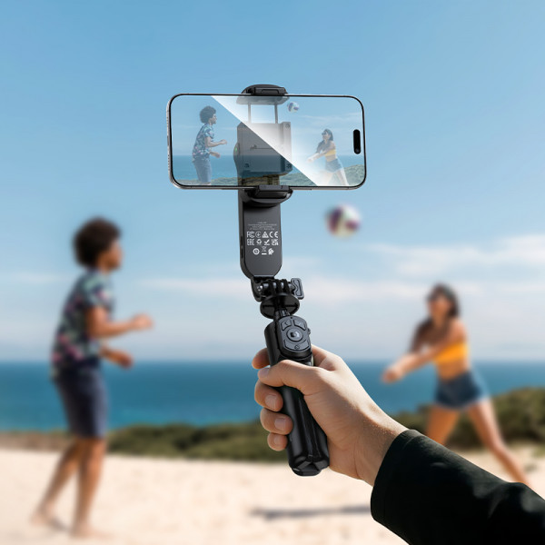 Селфі-монопод HOCO K90 Feliz single-axis live broadcast holder Black (6942007673204)