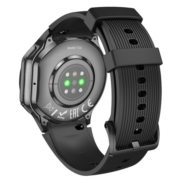Смарт-годинник HOCO Y24 AMOLED Smart sports watch (call version) Black