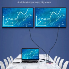 Сплітер Vention 1 In 2 Out HDMI Splitter 4K 30Hz Gold Aluminum Alloy Type EU Standard (ACBG0-EU)