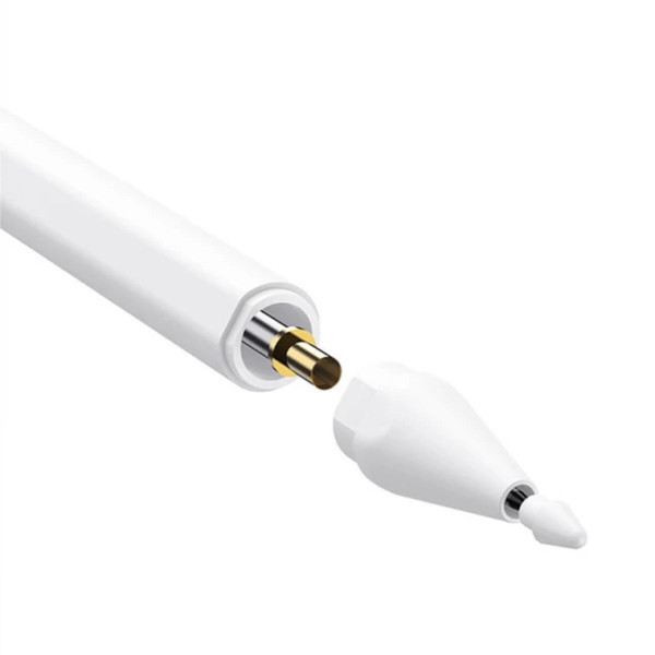 Стилус Baseus Smooth Writing 2 Stylus with LED Indicators Wireless Version Moon White (USB-C Cable and Active Pen Tip Included)