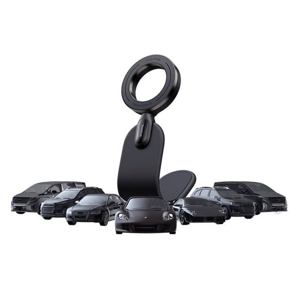 Тримач для мобільного Baseus C02 Go Series Magnetic Car Phone Mount Cluster Black