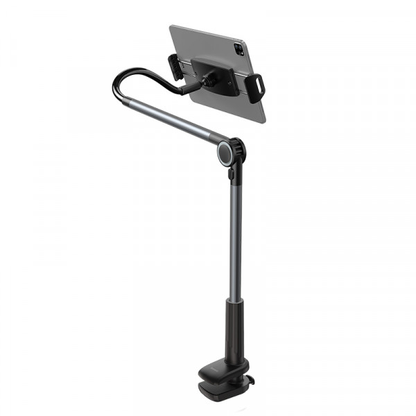 Тримач для планшету Baseus Otaku life rotary adjustment lazy holder Pro（Applicable for phone/ ipad) gray (LUZQ000013)