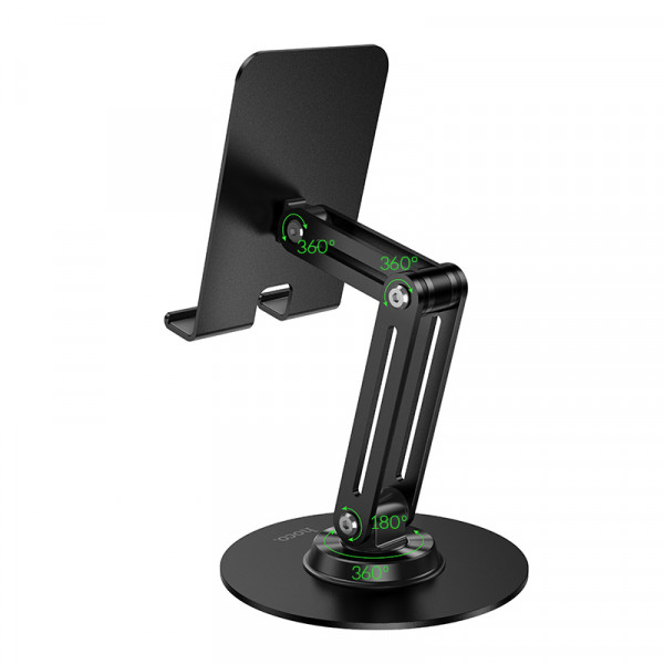 Тримач для телефона HOCO HD15 Suntuoso desktop stand Black (6942007671750)