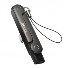 Тримач для телефона HOCO UA47A Type-C male to Type-C female holder-adapter Black (6942007681162)