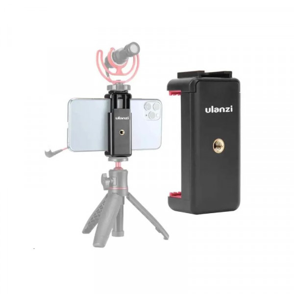 Тримач для телефону Ulanzi Vijim Straight Type Cold Shoe Phone Mount Holder Black(UV-1764 ST-07) (1764)