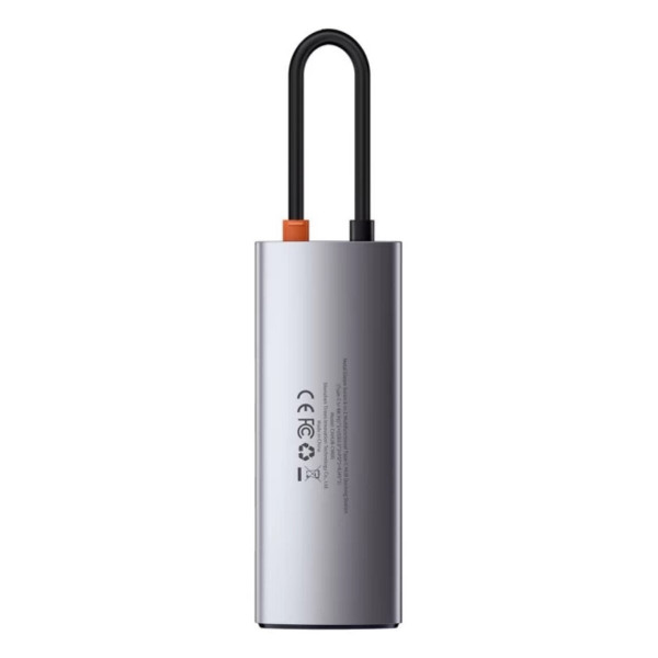 USB-хаб Baseus Metal Gleam Series 5-in-1 Multifunctional （Type-C to HDMI*1+USB3.0*3+PD*1)