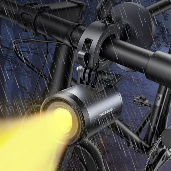 Велотримач для телефона Baseus PrimeTrip Series Dual-Color Bike Light 2-in-1 Set Cosmic Black