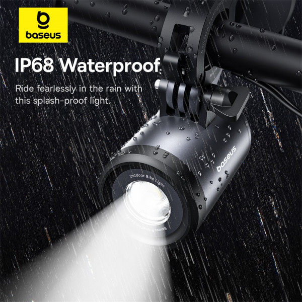 Велотримач для телефона Baseus PrimeTrip Series Dual-Color Bike Light 2-in-1 Set Cosmic Black