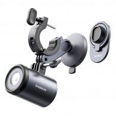 Велотримач для телефона Baseus PrimeTrip Series Dual-Color Bike Light 2-in-1 Set Cosmic Black
