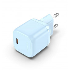 Зарядний пристрій Vention 1-port USB-C GaN Charger(30W) EU-Plug Блакитний (FAKL0-EU)
