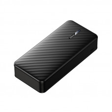 Зовнішній акумулятор BOROFONE BJ84A Smooth power bank with four cables(20000mAh) Black (6941991126178)