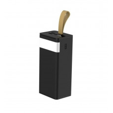 Зовнішній акумулятор XO PR130 40000mAh PD20W+USB QC 22.5W Чорний