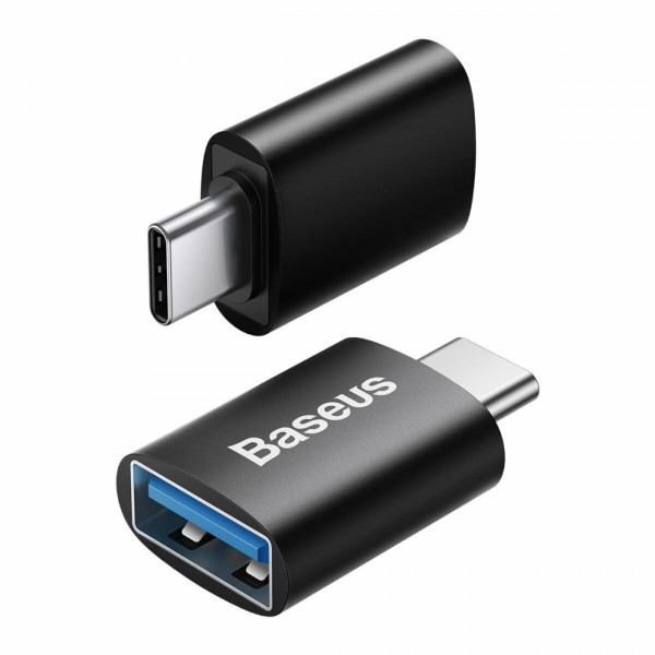 Адаптер Baseus Ingenuity Series Mini OTG Adaptor Type-C to USB-A 3.1 Чорний