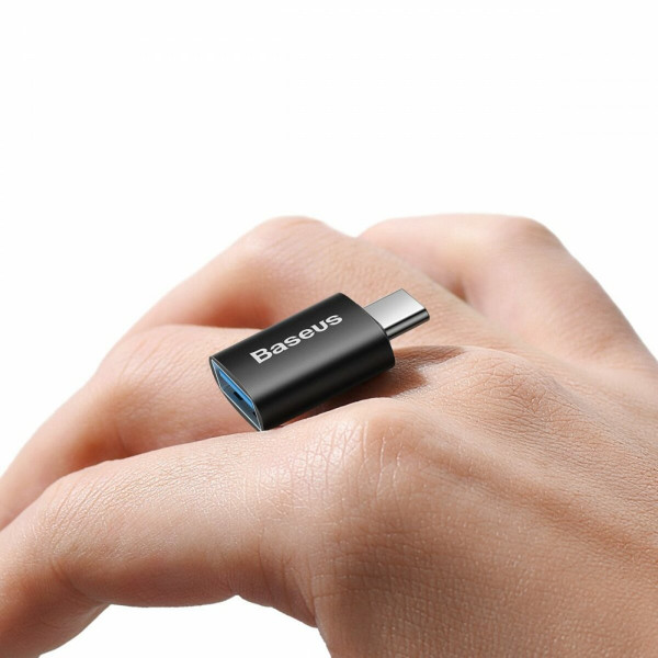 Адаптер Baseus Ingenuity Series Mini OTG Adaptor Type-C to USB-A 3.1 Чорний
