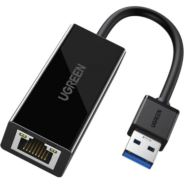 Адаптер UGREEN USB 3.0 Gigabit Ethernet Adapter (Чорний)