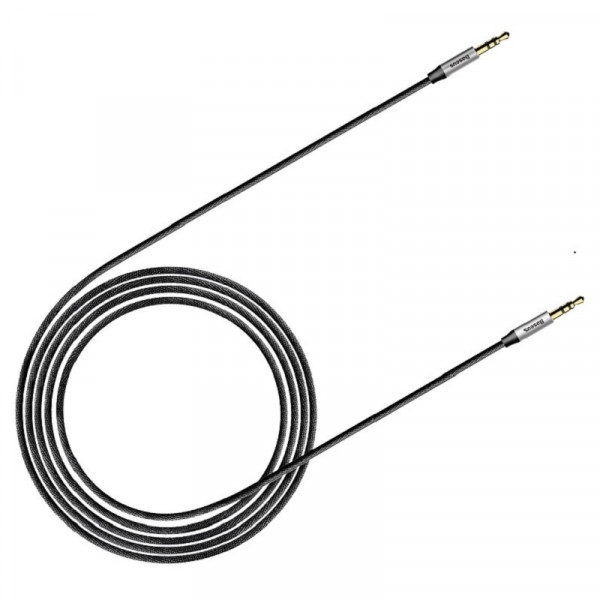 Аудiо-кабель Baseus Yiven Audio Cable M30 1.5M Silver+Чорний