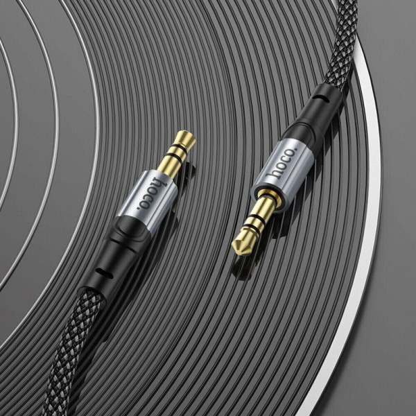 Аудiокабель HOCO UPA26 AUX Fresh audio cable, 1m Чорний