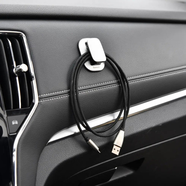 Автомобільний тримач для окулярів Baseus Platinum Vehicle eyewear clip （Paste type） Чорний