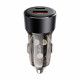 Автомобільний зарядний пристрій ACEFAST B12 60W (USB-A+USB-C) dual-port car charger Black (6974316282914)
